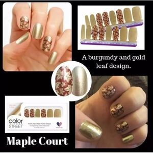 194. Color Street Nail Polish Strips - Maple Court